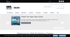 Desktop Screenshot of iwaponline.com
